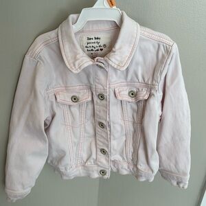 Zara Baby Pink Jean Jacket size 24 Months